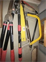 Craftsman prunners, limb saws, etc