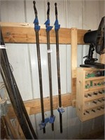 3 Long clamps
