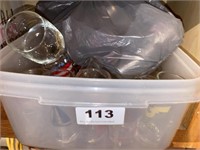 small tote of shot glasses