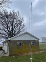 Flag pole - Buyer responsible for take down