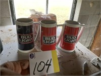 Bud Light mugs