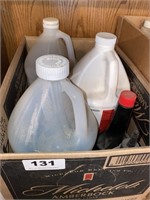2 boxes of misc chemicals