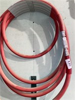 Red air compressor hose