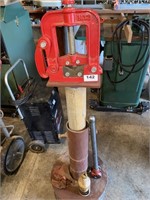 pipe bender on stand