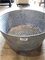 #2 galvanized tub
