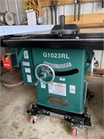 NEW Grizzley table saw with router, box of part