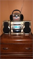 Stereo system and radio