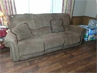 Sofa with Recliners Ends