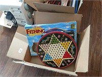 Game incl fishing game, and Chinese checkers