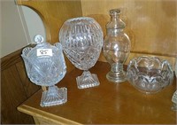 Crystal & Clear Glass Lot