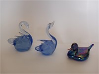 Murano Swans and a Duck