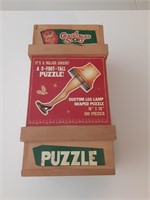 Leg Lamp Puzzle in Wood Box
