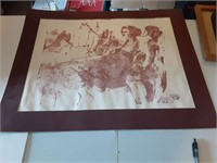 Lithograph #3/6 "Untitled" by Nancy Shelby