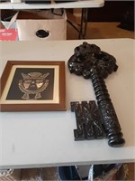 Picture and Giant Key 25"