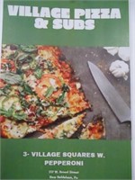 (3) Village Square Pizzas w/ Pepperoni