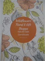 $25 Gift Certificate to Wildflowers