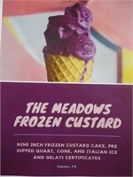 9" Frozen Custard Cake & More