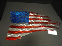 Metal American Flag