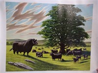 Cow Herd Print