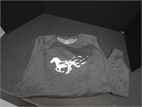 Medium Horse Sweatshirt w/ Feathers