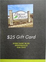 $25 Gift Card for Sweet Basil
