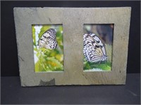 Double 4 x 6 Slate Picture Frame
