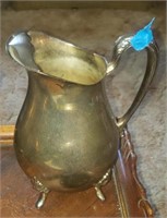 Silver Tone Water Pitcher