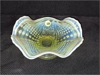 OPALESCENT FLUTED CANDY DISH