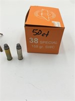 Box of 50 - 38 Special ammo