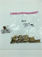 Bag of 26 - 357 mag Ammo