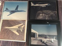 Lot of Aviation Framed Photos