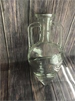 Large Ornate Glass Hanging Flask