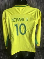 Neymar Jr. 10, Brazil Soccer Jersey, Boys Large