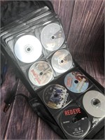 Large Lot DVD Movies in Binder - 100+