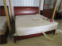 California King Bed Frame w/ Tempurpedic Mattress