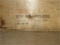 Wooden Ammo Box w/ Rope Handles 39 1/2" w x 12