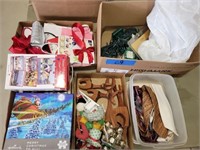 Assorted Christmas Decorations, Neck Ties