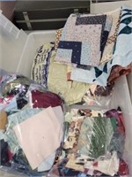 3 Boxes of Patterns, Quilting Squares, Silk