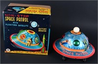 MT BATTERY OP SPACE PATROL UFO "ROBBY" w/ BOX