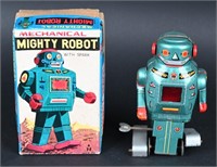 NOGUCHI TIN WINDUP MIGHTY ROBOT w/ BOX
