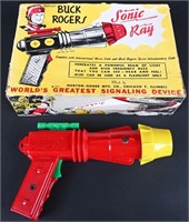 N-H BATTERY OP BUCK ROGERS SONIC RAY GUN w/ BOX