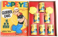 VINTAGE POPEYE CLOBBER CAN GAME w/ BOX