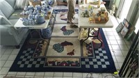 LARGE ROOSTER AREA RUG