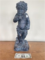 Composite Cherub Statue