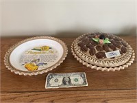 Vintage Ceramic Pie Plates