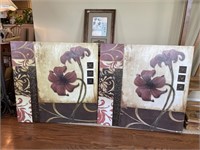 4 Decorative Wall Art & Canvas