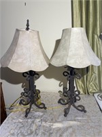 Decorative Iron Base Lamp