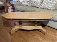 Oak Oval Coffee Table