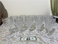 10 Fostoria Stemware Glasses