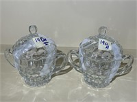 2 Fostoria Sugar Bowls